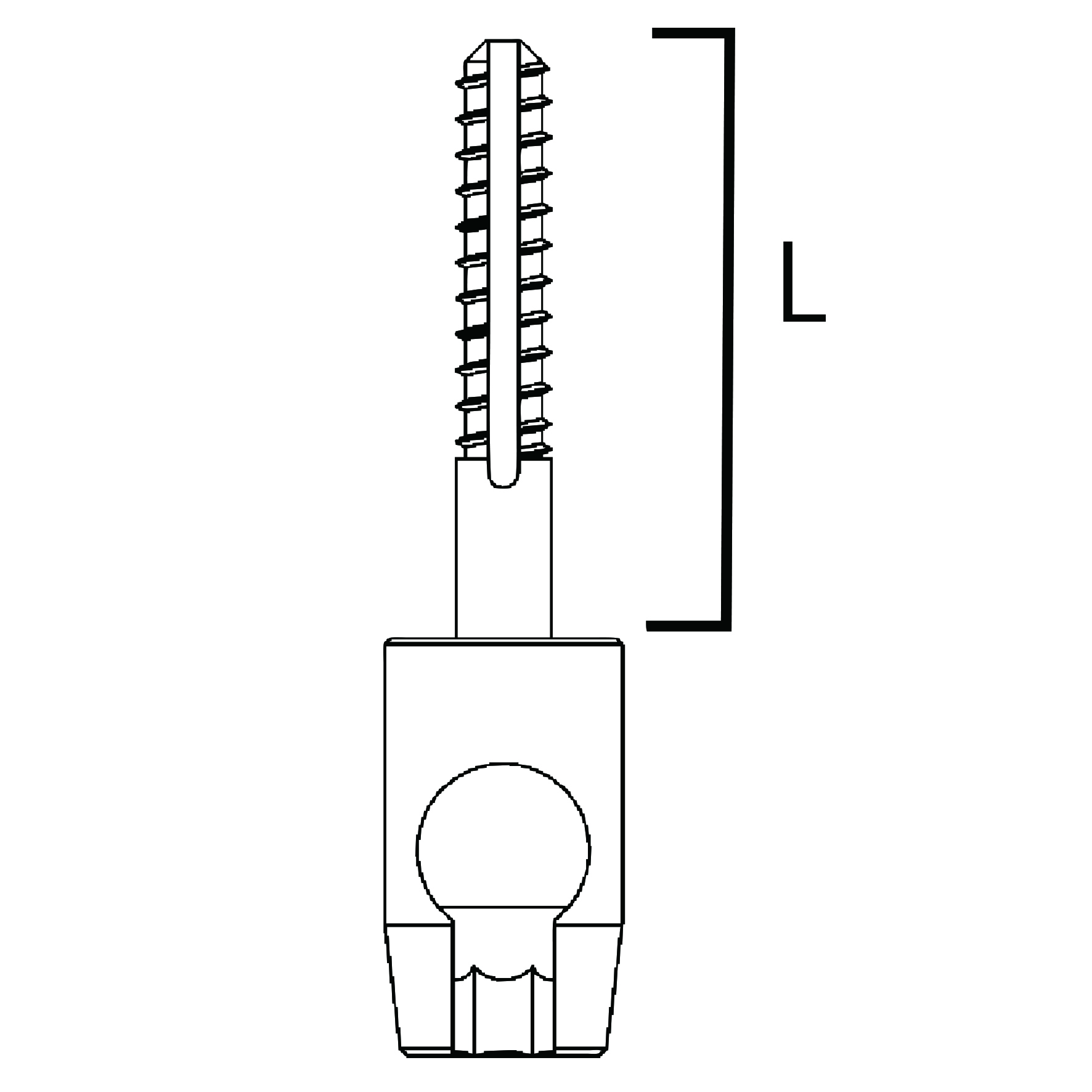 BEエクストラクションスクリュー 10mmL